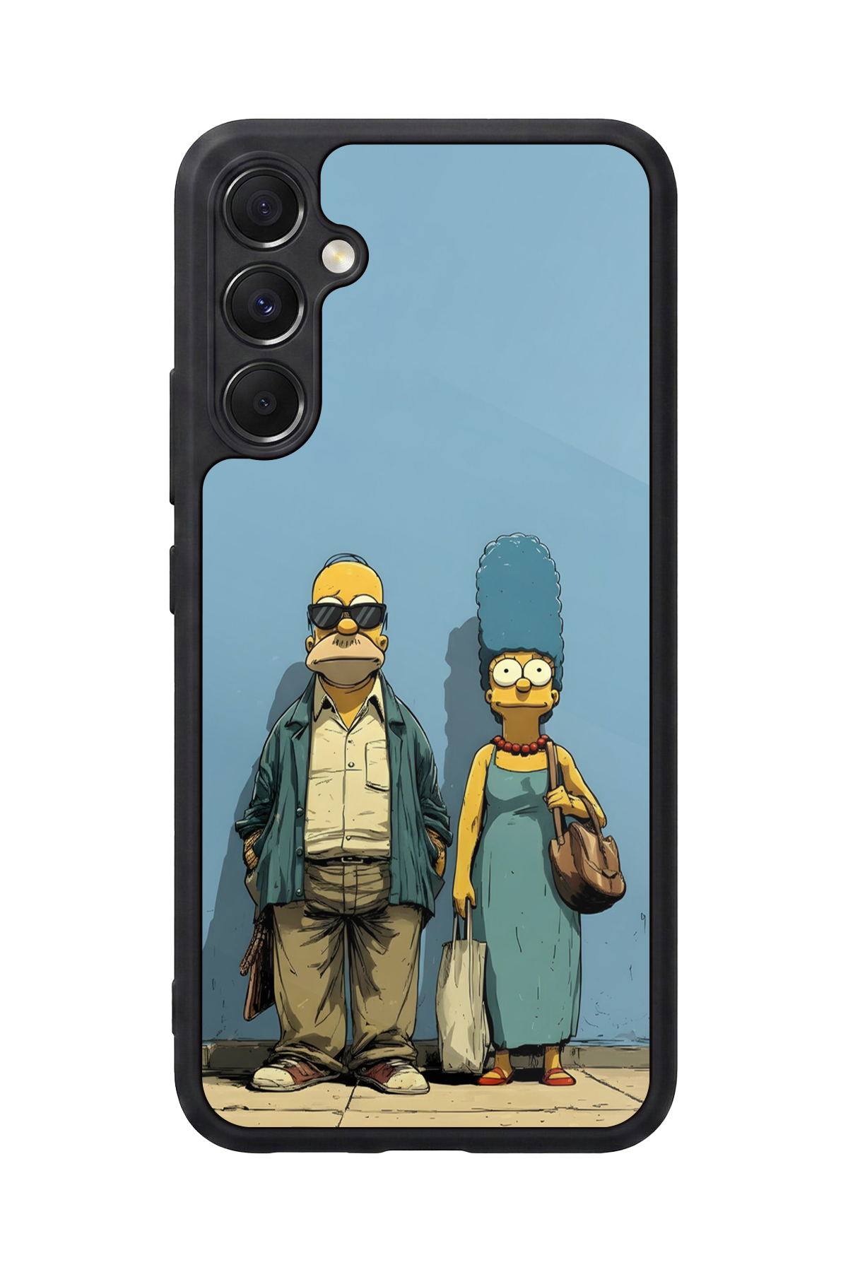 Samsung Galaxy A34 Uyumlu The Simpsons Tasarımlı Glossy Premium Kılıf