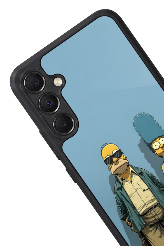 Samsung Galaxy A34 Uyumlu The Simpsons Tasarımlı Glossy Premium Kılıf