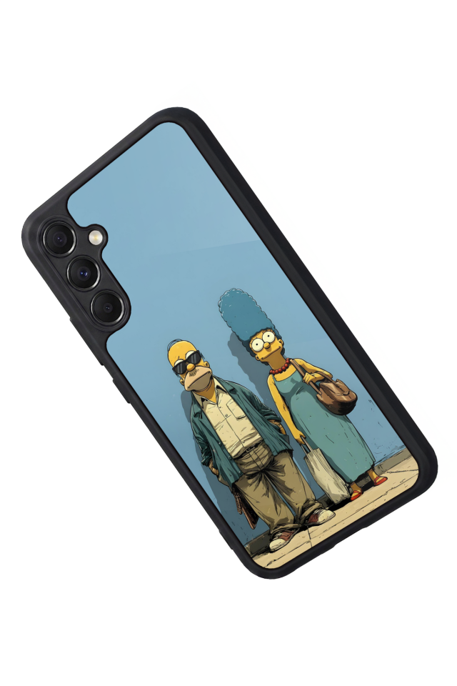 Samsung Galaxy A34 Uyumlu The Simpsons Tasarımlı Glossy Premium Kılıf