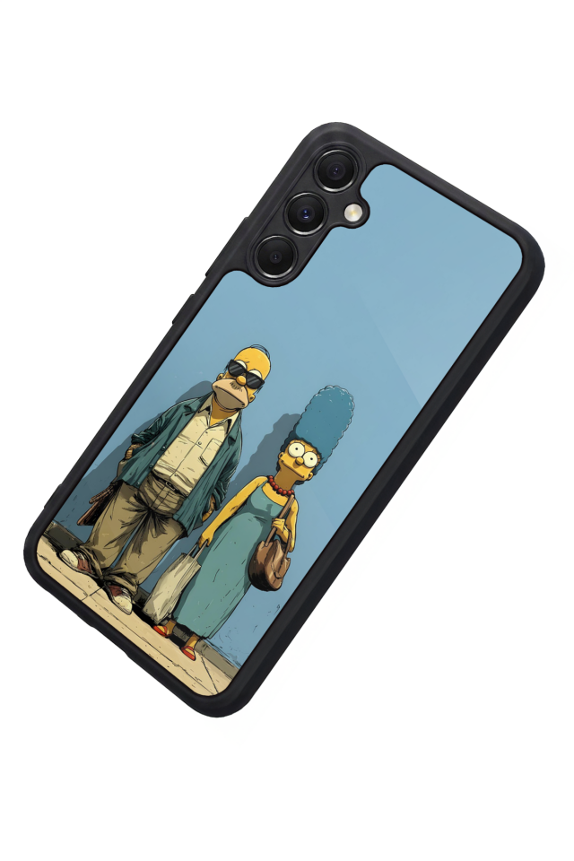 Samsung Galaxy A34 Uyumlu The Simpsons Tasarımlı Glossy Premium Kılıf