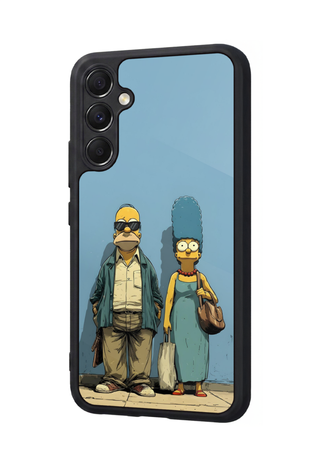 Samsung Galaxy A34 Uyumlu The Simpsons Tasarımlı Glossy Premium Kılıf