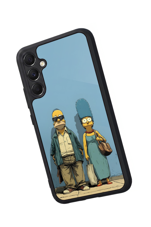 Samsung Galaxy A34 Uyumlu The Simpsons Tasarımlı Glossy Premium Kılıf