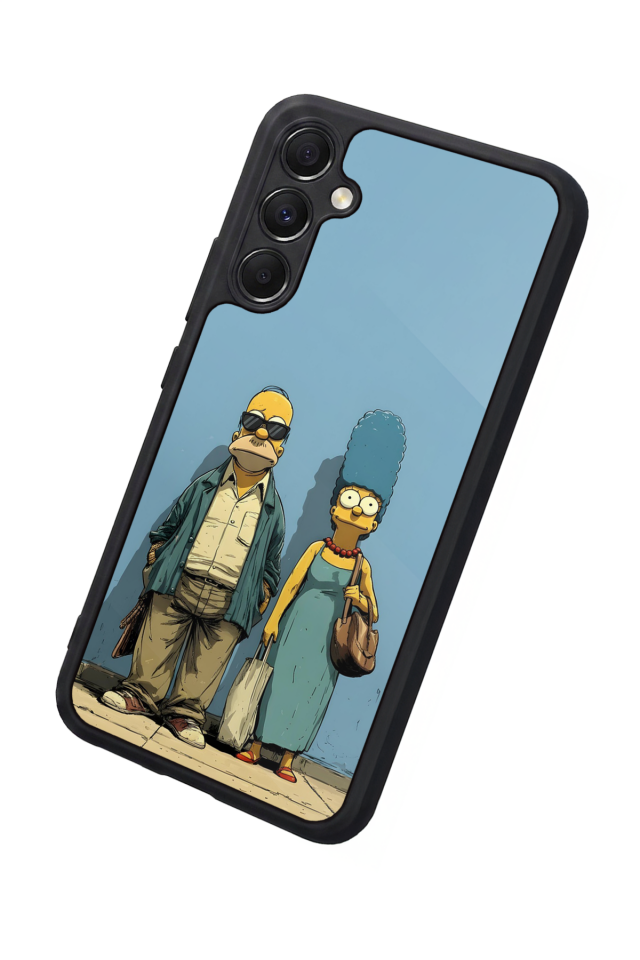 Samsung Galaxy A34 Uyumlu The Simpsons Tasarımlı Glossy Premium Kılıf