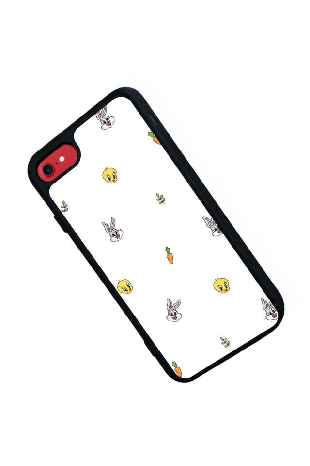 iPhone SE Uyumlu Tweety Tasarımlı Glossy Premium Kılıf