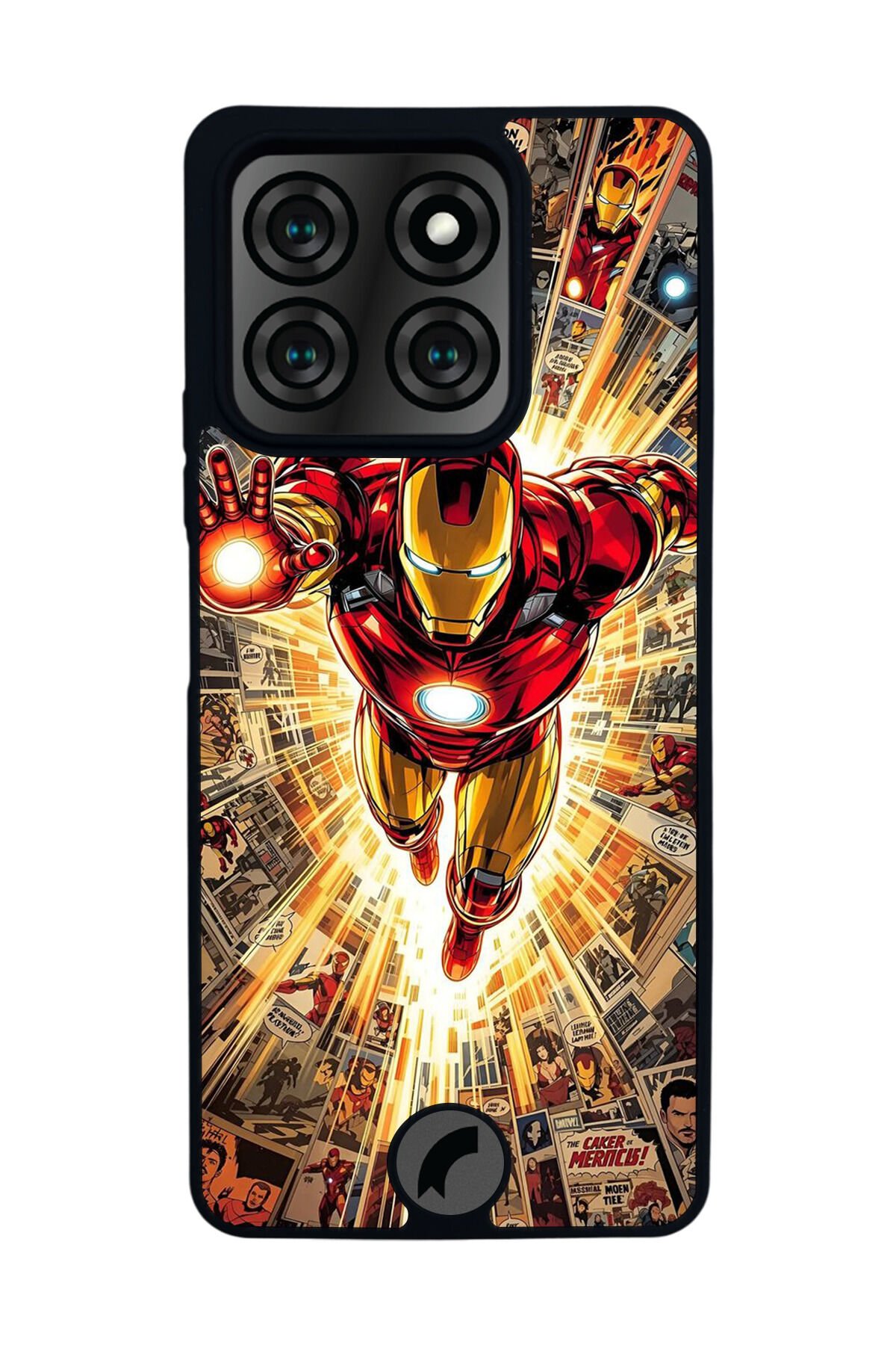 Reeder S71 Uyumlu Iron Man ( Demir Adam ) Tasarımlı Glossy Premium Kılıf