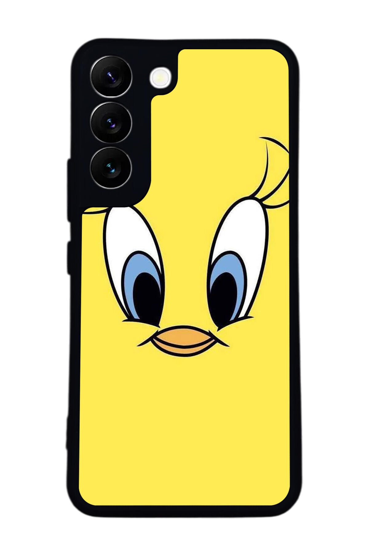 Samsung Galaxy S22 Uyumlu Tweety Tasarımlı Glossy Premium Kılıf