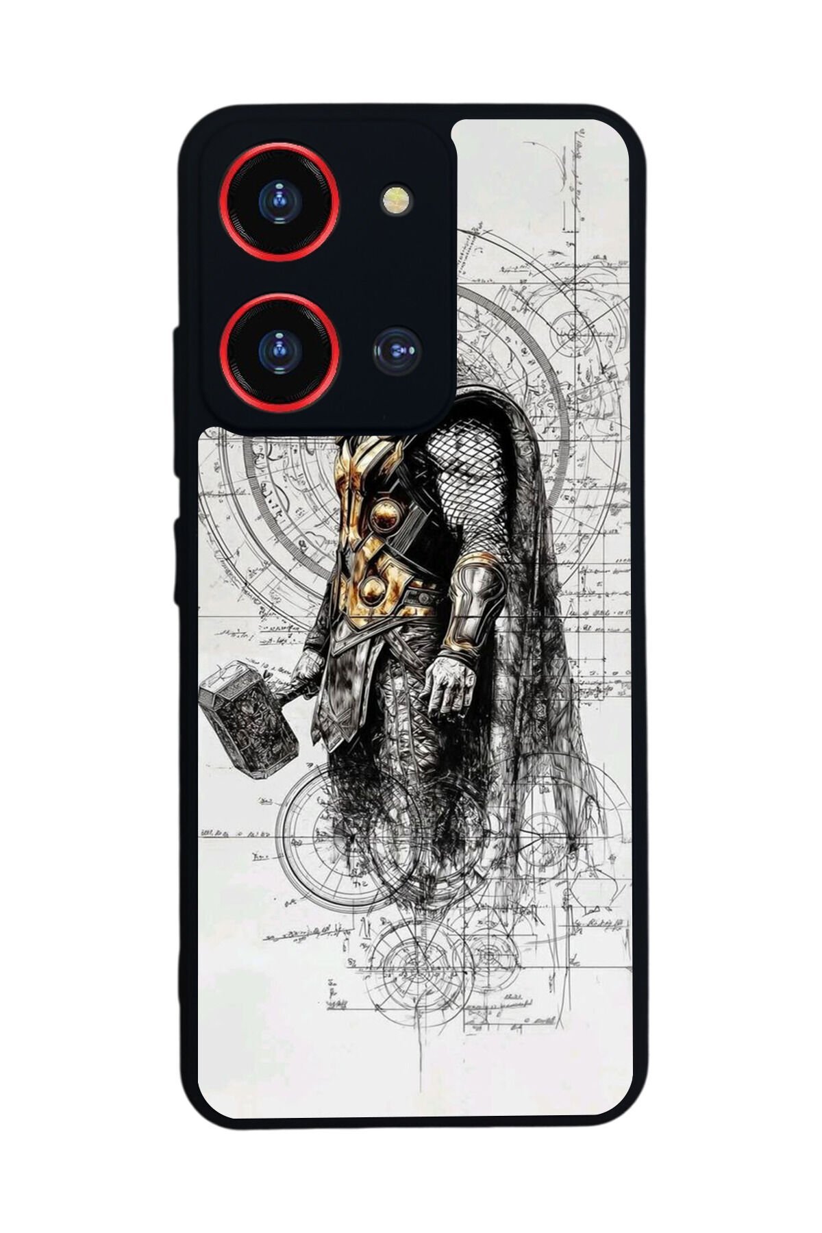 Reeder S19 Max Pro S ZOOM Uyumlu Thor Tasarımlı Glossy Premium Kılıf