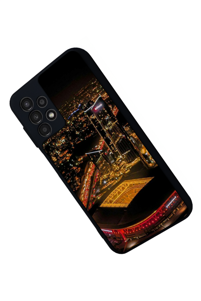 Samsung Galaxy A13 Uyumlu Aslan Tasarımlı Glossy Premium Kılıf