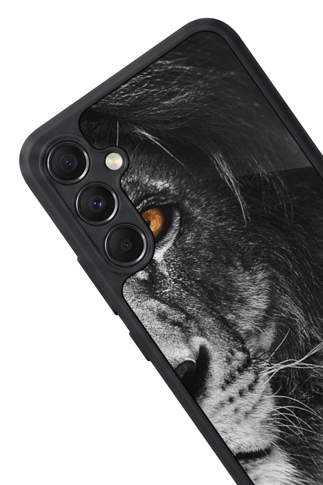 Samsung Galaxy M34 Uyumlu Aslan Tasarımlı Glossy Premium Kılıf