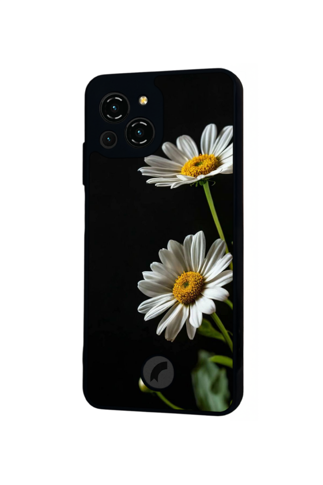 Reeder S23 Pro Max Uyumlu Cicek Tasarımlı Glossy Premium Kılıf