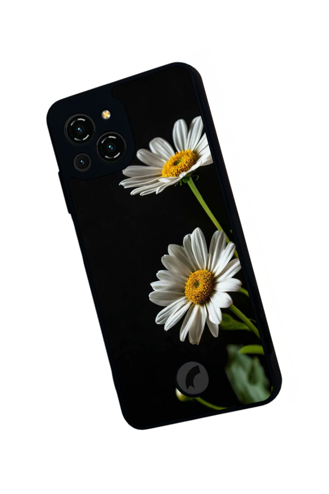 Reeder S23 Pro Max Uyumlu Cicek Tasarımlı Glossy Premium Kılıf