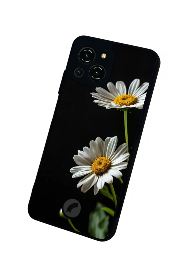 Reeder S23 Pro Max Uyumlu Cicek Tasarımlı Glossy Premium Kılıf