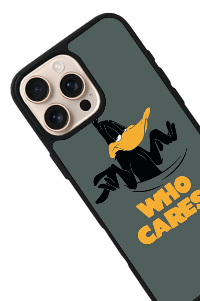 iPhone 15 Pro Uyumlu Daffy duck Tasarımlı Glossy Premium Kılıf