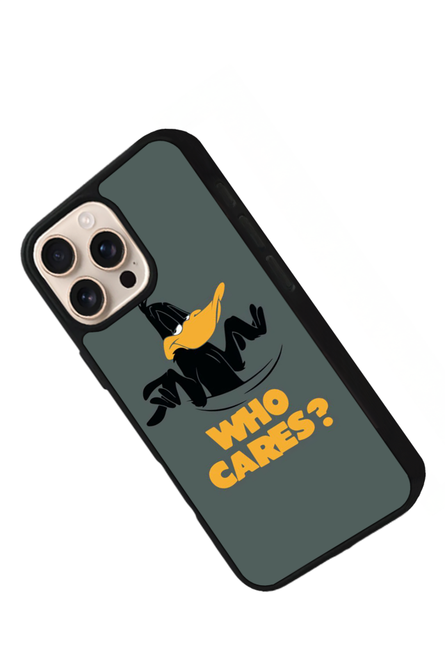 iPhone 15 Pro Uyumlu Daffy duck Tasarımlı Glossy Premium Kılıf