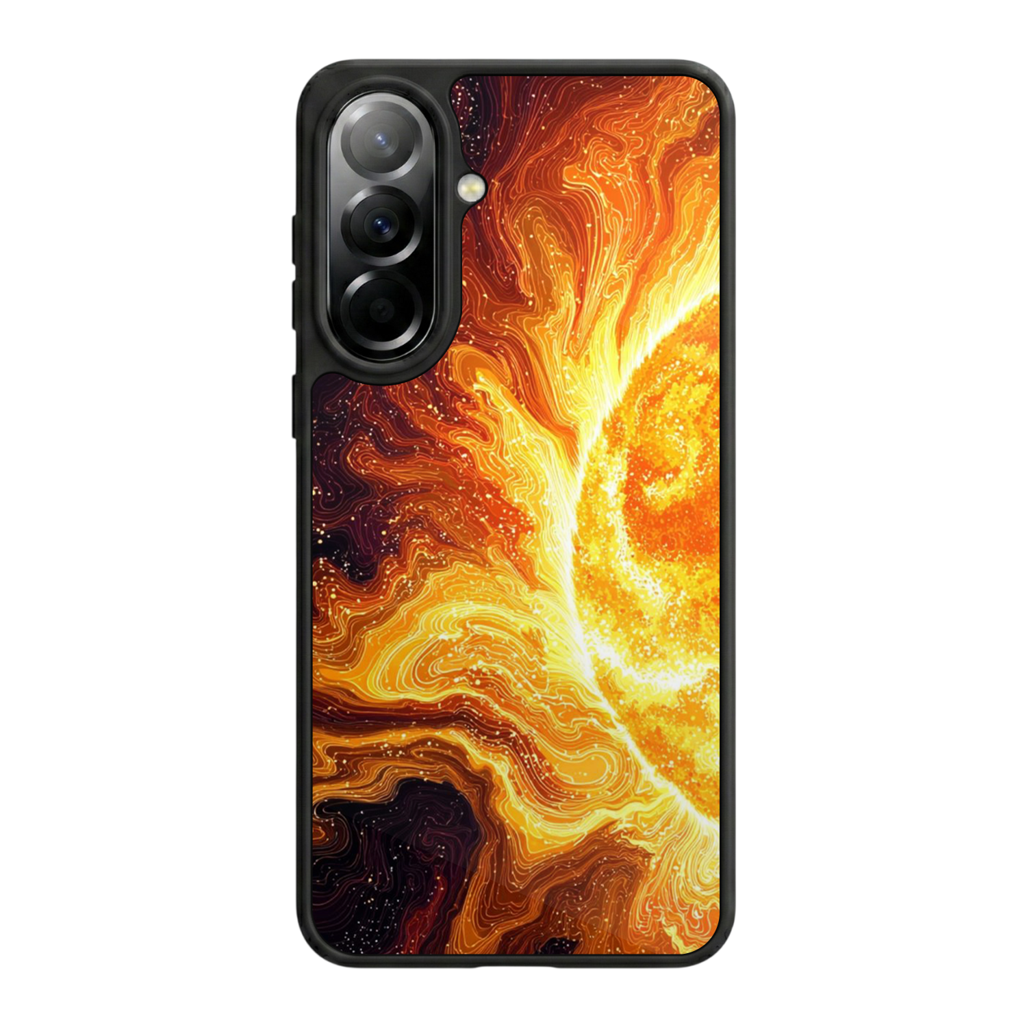 Samsung Galaxy A37 Uyumlu Güneş Tasarımlı Glossy Premium Kılıf