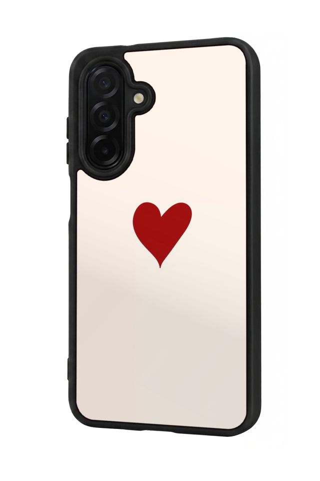 Samsung Galaxy A56 Uyumlu Kalp Love Tasarımlı Glossy Premium Kılıf