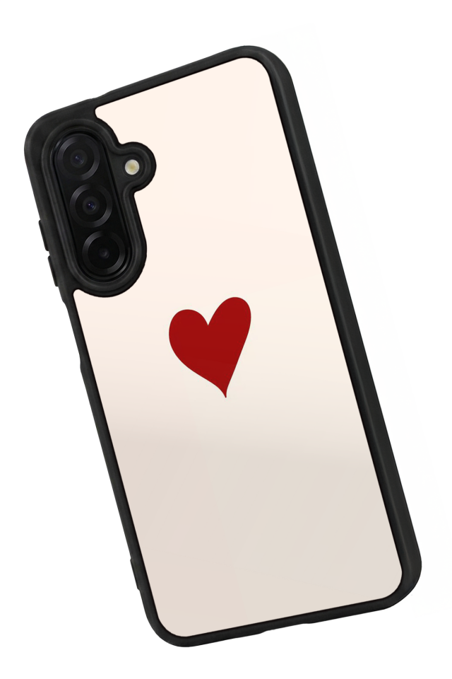 Samsung Galaxy A56 Uyumlu Kalp Love Tasarımlı Glossy Premium Kılıf