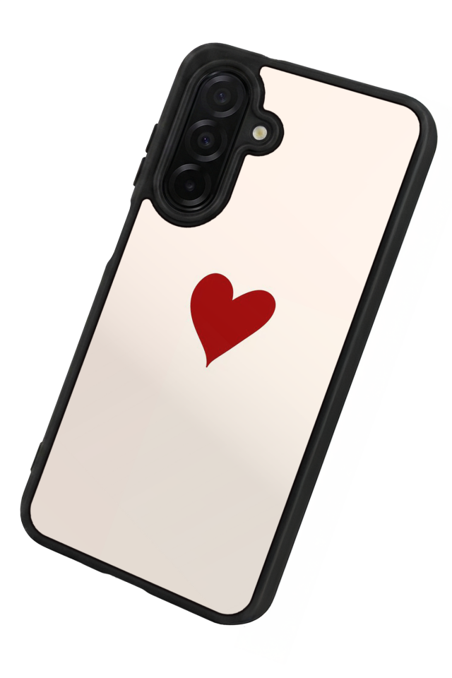 Samsung Galaxy A56 Uyumlu Kalp Love Tasarımlı Glossy Premium Kılıf