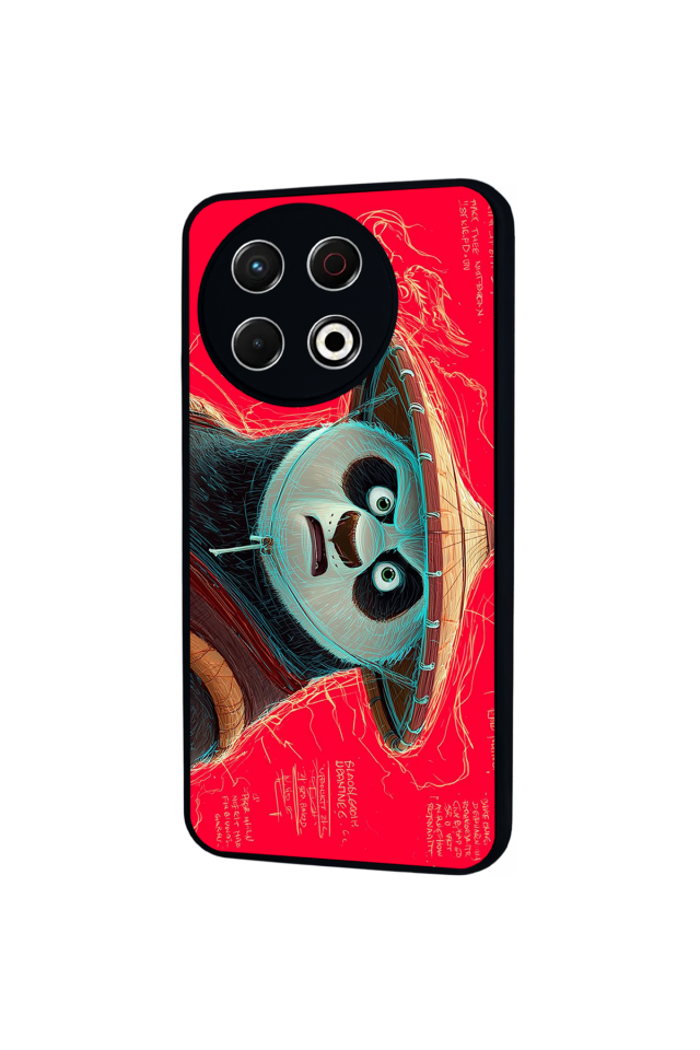 Tecno Spark 30 Pro Uyumlu Kung Fu Panda Tasarımlı Glossy Premium Kılıf