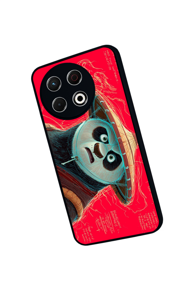 Tecno Spark 30 Pro Uyumlu Kung Fu Panda Tasarımlı Glossy Premium Kılıf