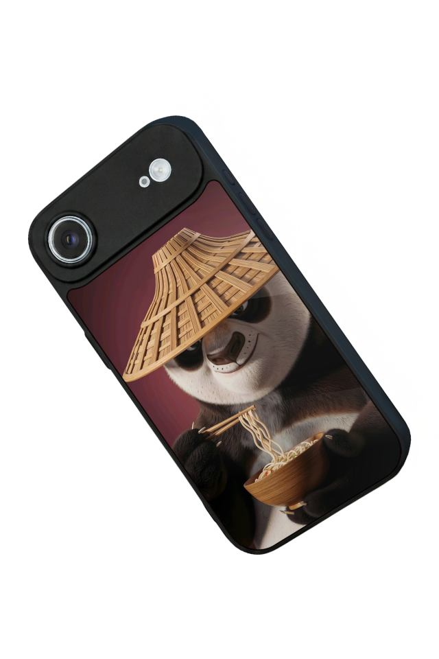 iPhone 17 Air Uyumlu Kung Fu Panda Tasarımlı Glossy Premium Kılıf