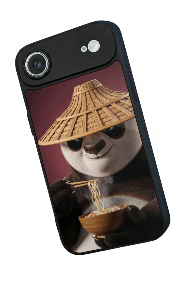 iPhone 17 Air Uyumlu Kung Fu Panda Tasarımlı Glossy Premium Kılıf