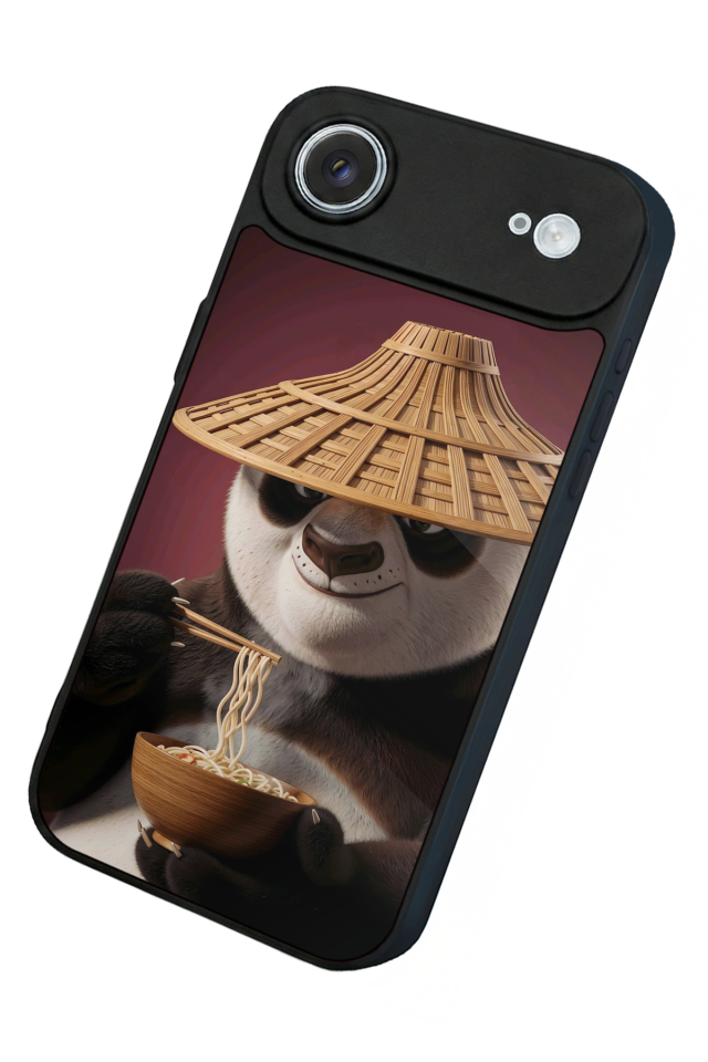 iPhone 17 Air Uyumlu Kung Fu Panda Tasarımlı Glossy Premium Kılıf