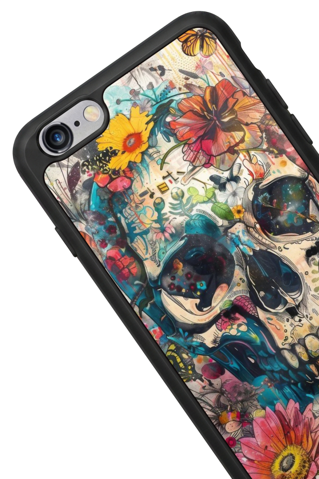 iPhone 6s Plus Uyumlu KuruKafa Tasarımlı Glossy Premium Kılıf