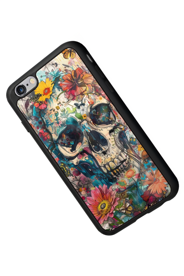 iPhone 6s Plus Uyumlu KuruKafa Tasarımlı Glossy Premium Kılıf