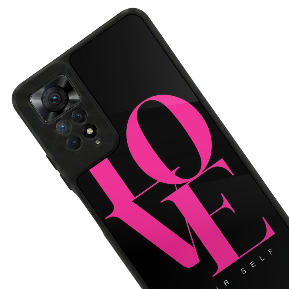 Xiaomi Redmi Note 11 Pro Uyumlu Love Tasarımlı Glossy Premium Kılıf