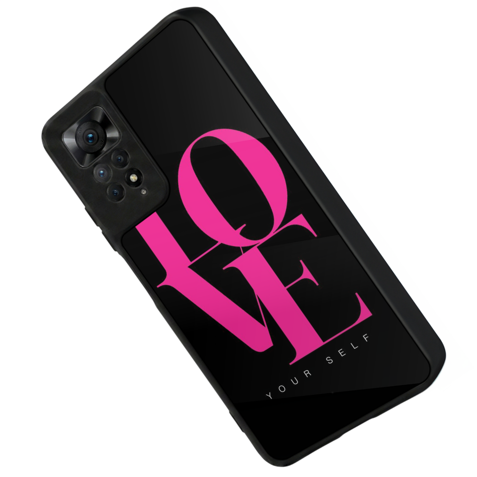 Xiaomi Redmi Note 11 Pro Uyumlu Love Tasarımlı Glossy Premium Kılıf