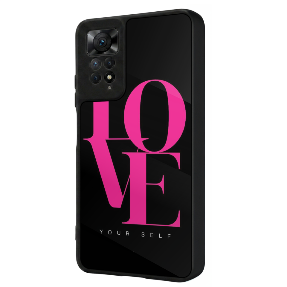 Xiaomi Redmi Note 11 Pro Uyumlu Love Tasarımlı Glossy Premium Kılıf