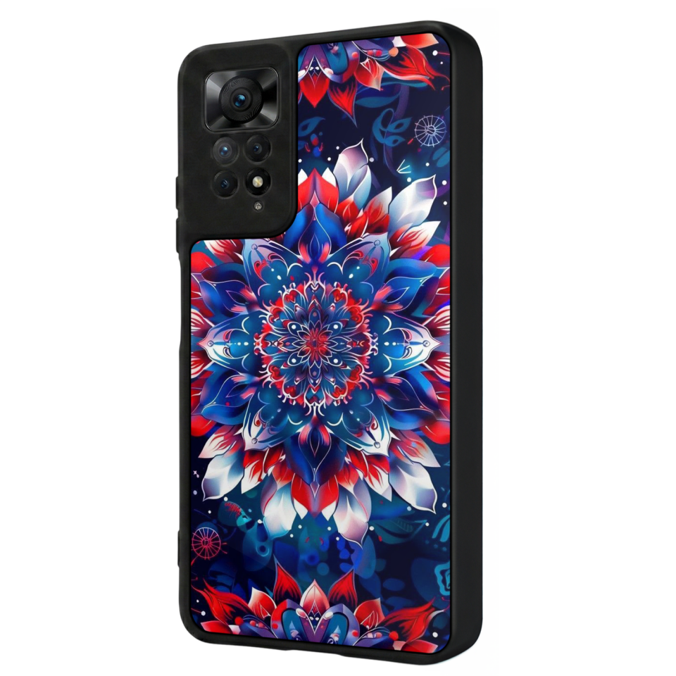 Xiaomi Redmi Note 11 Pro Uyumlu Mandala Tasarımlı Glossy Premium Kılıf