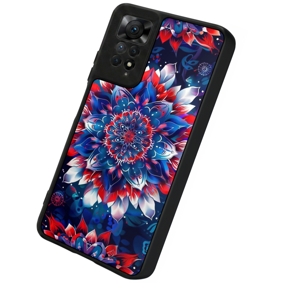 Xiaomi Redmi Note 11 Pro Uyumlu Mandala Tasarımlı Glossy Premium Kılıf