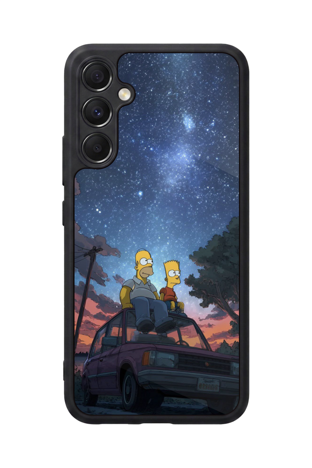 Samsung Galaxy A34 Uyumlu The Simpsons Tasarımlı Glossy Premium Kılıf