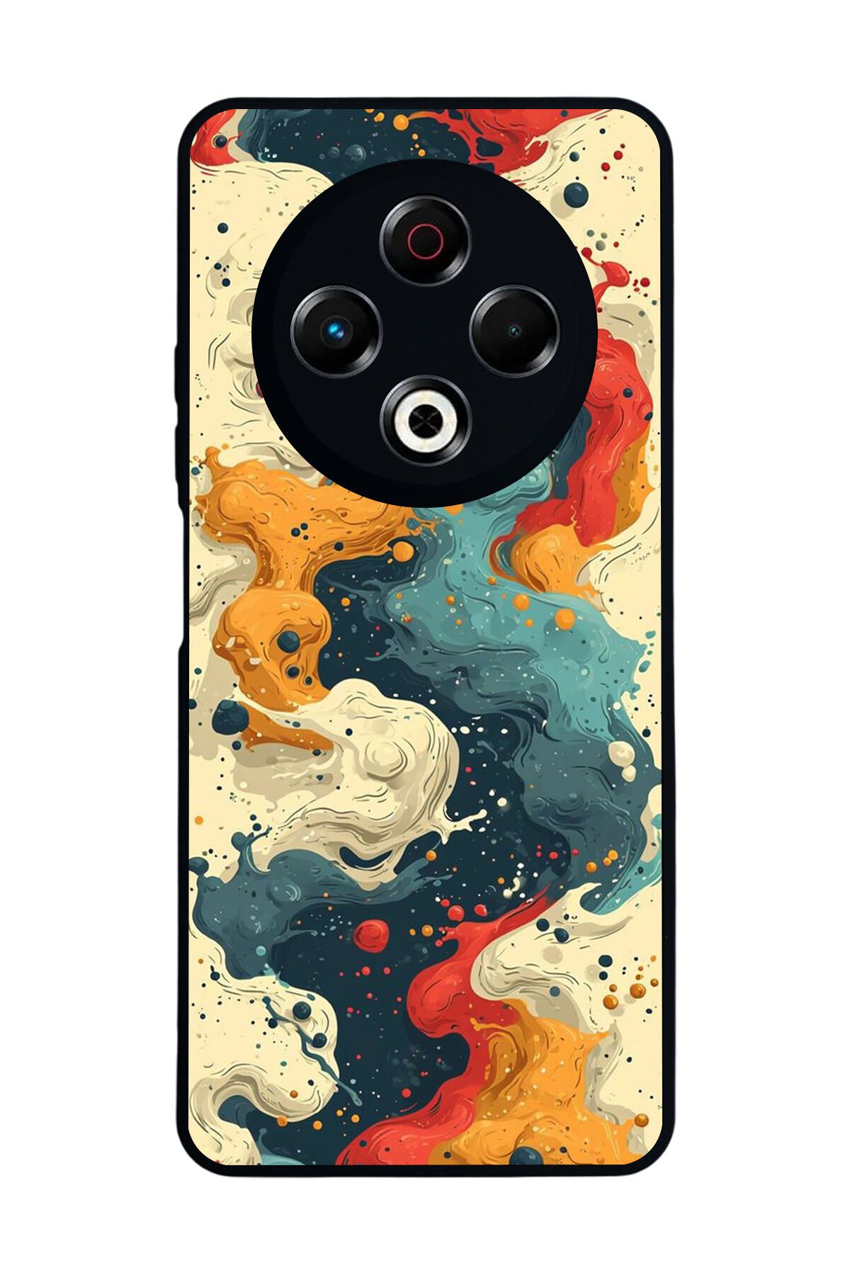 Tecno Spark 30 Uyumlu Abstract Tasarımlı Glossy Premium Kılıf