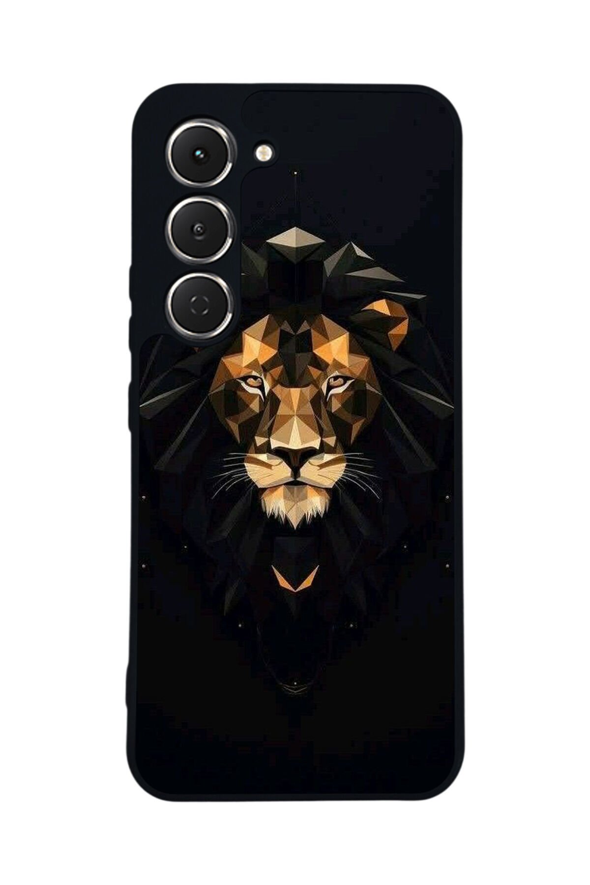 Tecno Spark 40 Pro Uyumlu Aslan Tasarımlı Glossy Premium Kılıf