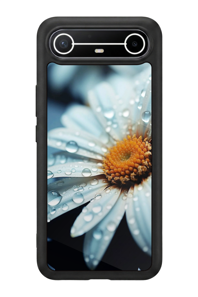 Tecno Spark Slim 5G Uyumlu Cicek Tasarımlı Glossy Premium Kılıf
