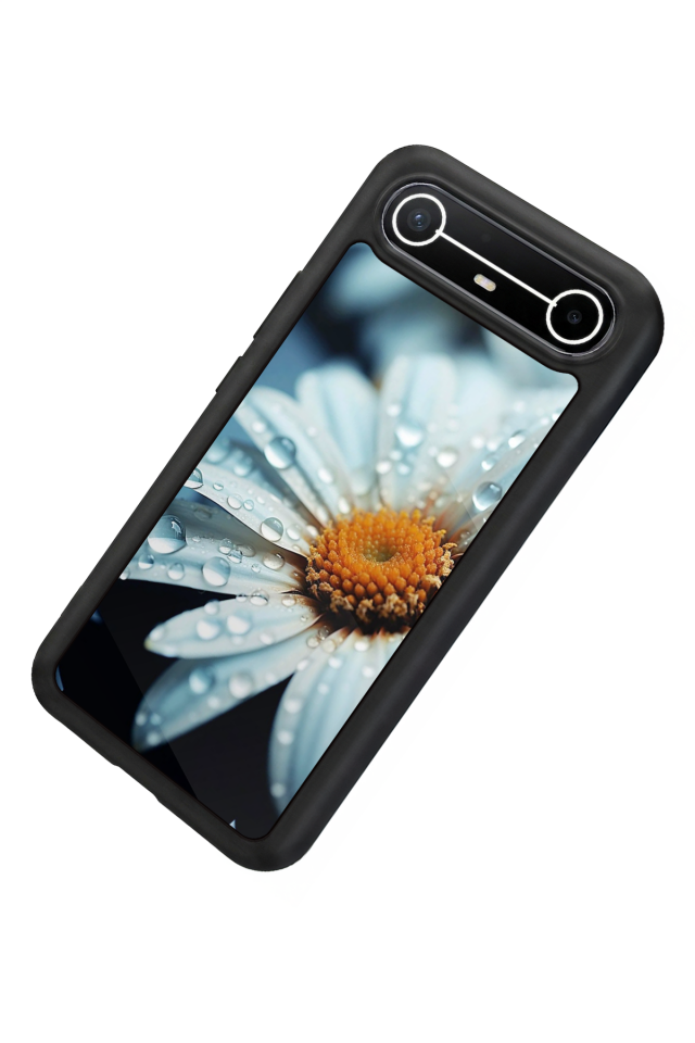 Tecno Spark Slim 5G Uyumlu Cicek Tasarımlı Glossy Premium Kılıf