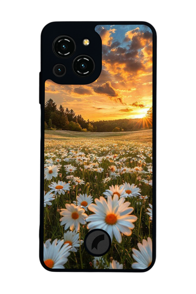 Reeder S23 Pro Max Uyumlu Cicek Tasarımlı Glossy Premium Kılıf