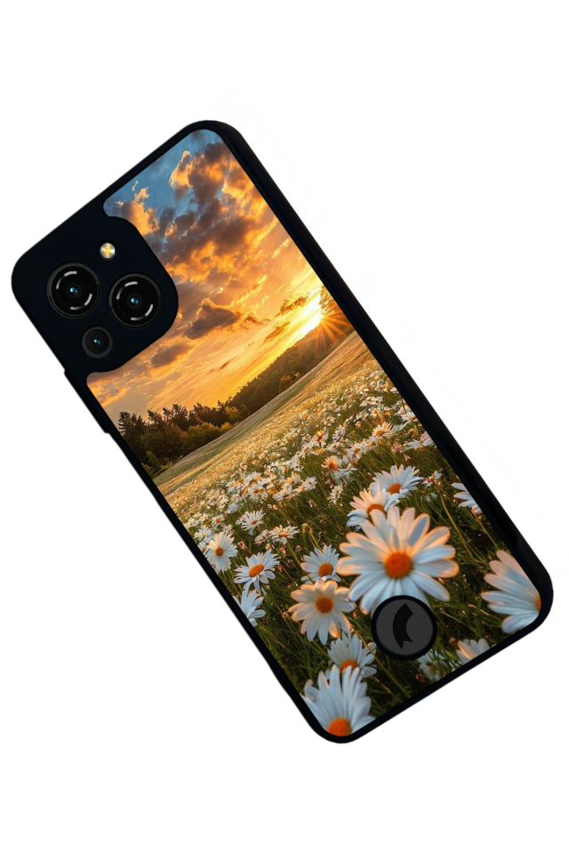 Reeder S23 Pro Max Uyumlu Cicek Tasarımlı Glossy Premium Kılıf