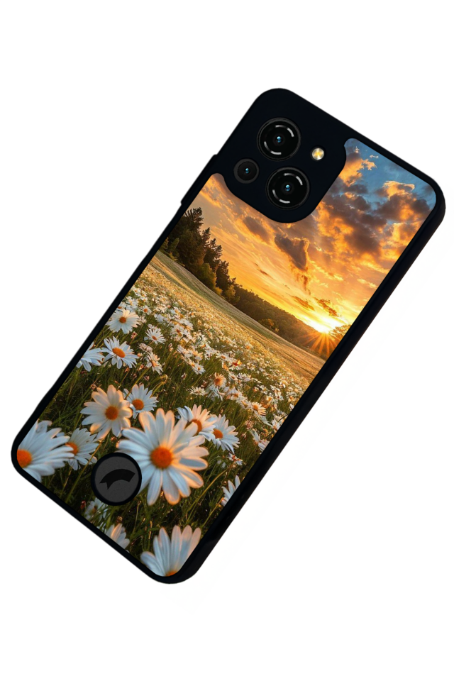 Reeder S23 Pro Max Uyumlu Cicek Tasarımlı Glossy Premium Kılıf