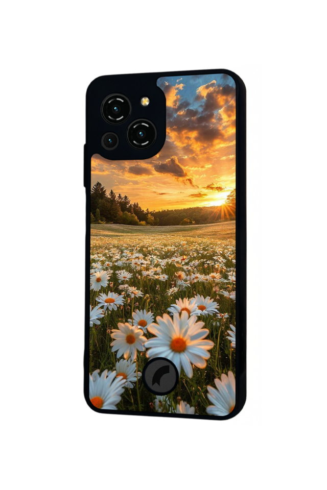 Reeder S23 Pro Max Uyumlu Cicek Tasarımlı Glossy Premium Kılıf