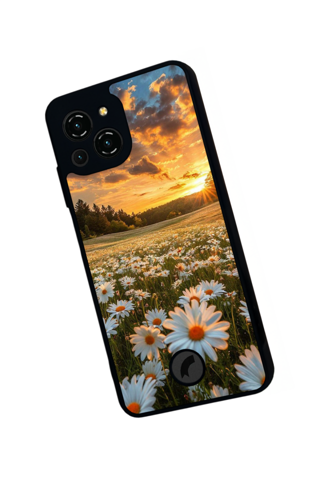 Reeder S23 Pro Max Uyumlu Cicek Tasarımlı Glossy Premium Kılıf