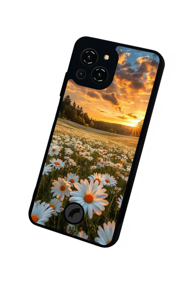 Reeder S23 Pro Max Uyumlu Cicek Tasarımlı Glossy Premium Kılıf