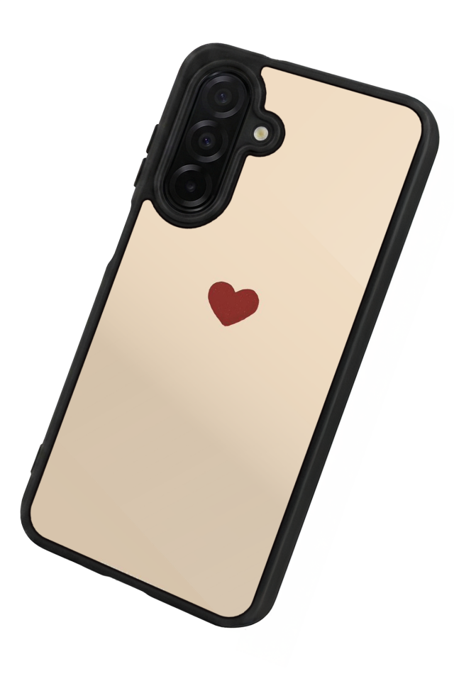 Samsung Galaxy A56 Uyumlu Kalp Love Tasarımlı Glossy Premium Kılıf