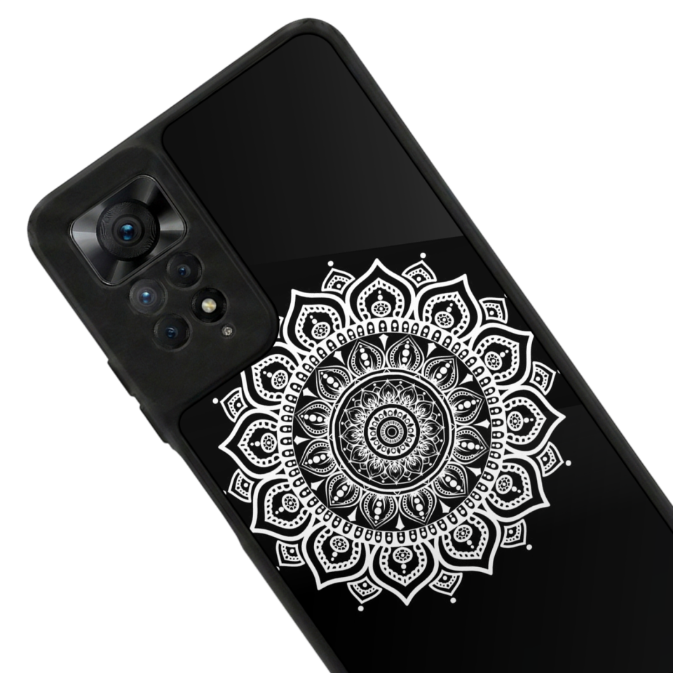 Xiaomi Redmi Note 11 Pro Uyumlu Mandala Tasarımlı Glossy Premium Kılıf