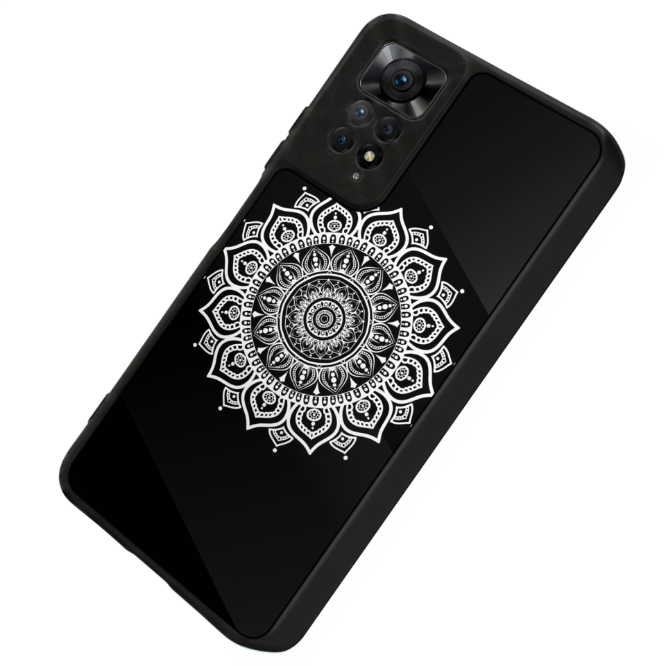 Xiaomi Redmi Note 11 Pro Uyumlu Mandala Tasarımlı Glossy Premium Kılıf