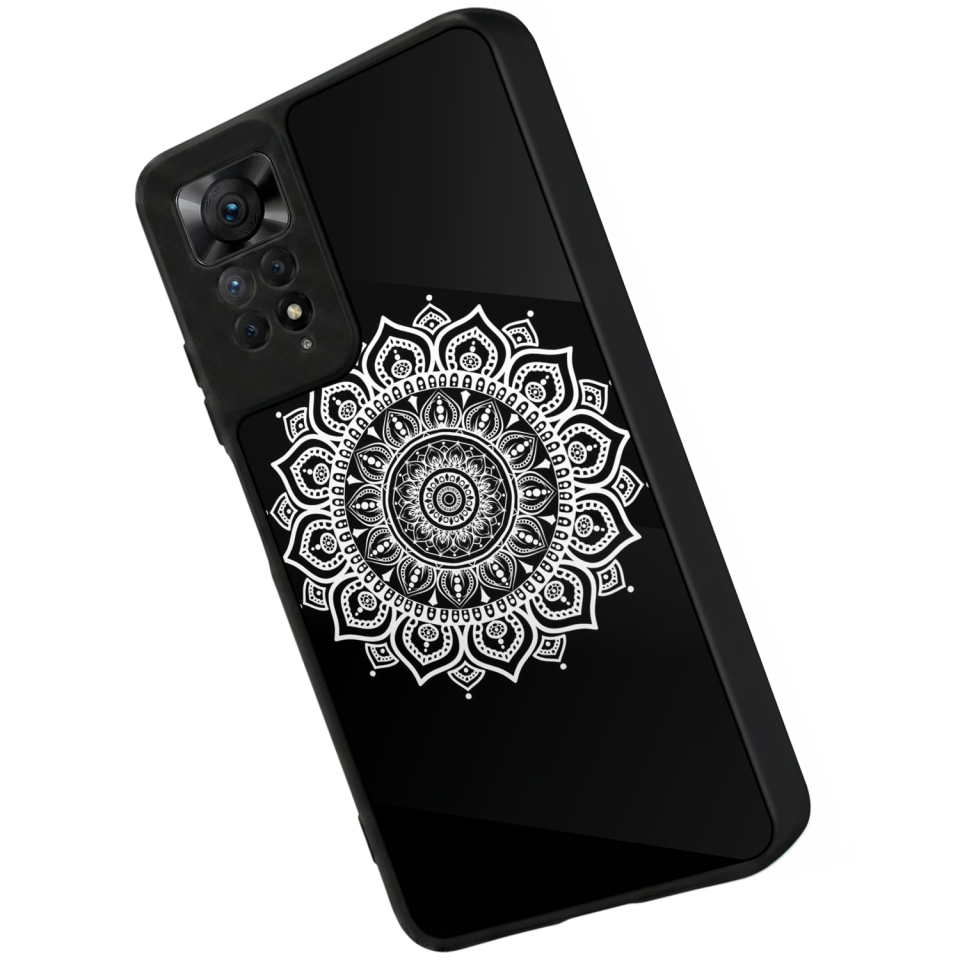 Xiaomi Redmi Note 11 Pro Uyumlu Mandala Tasarımlı Glossy Premium Kılıf