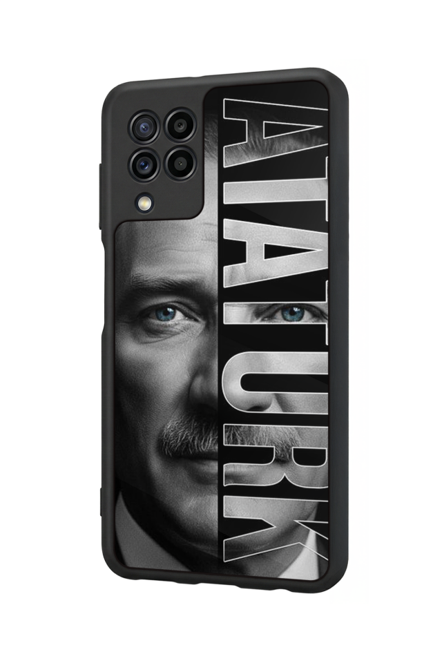 Samsung Galaxy M22 Uyumlu Mustafa Kemal Ataturk Tasarımlı Glossy Premium Kılıf